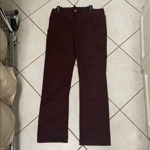 Burgundy Volcom Pants